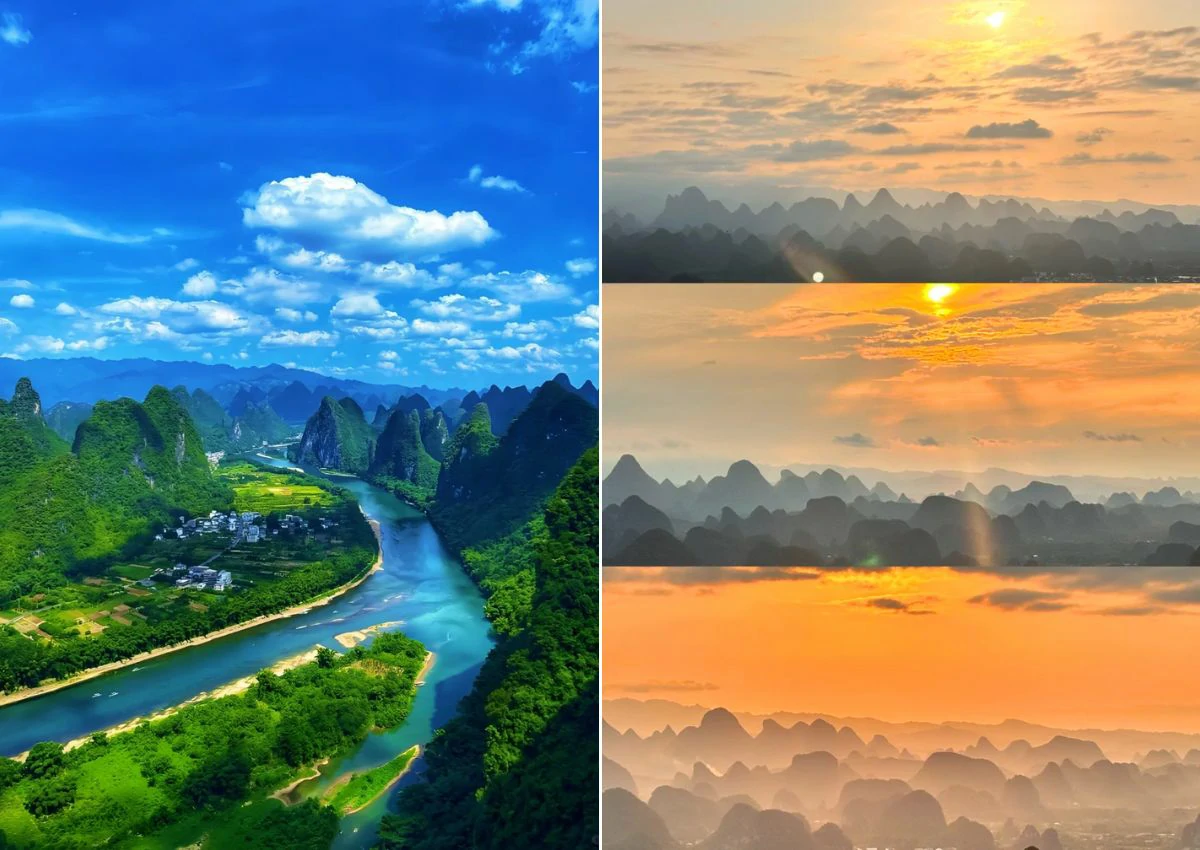 桂林山水風光